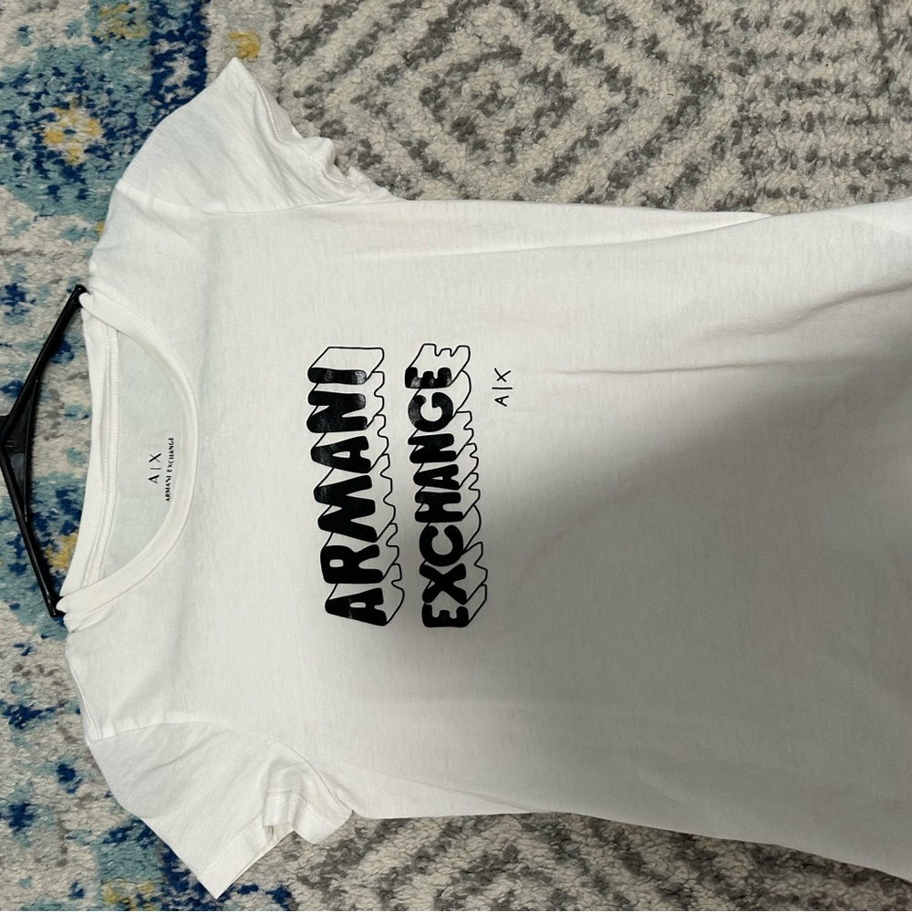 Armani Exchange White LIMITED DISCONTINUED Graphic T-Shirt